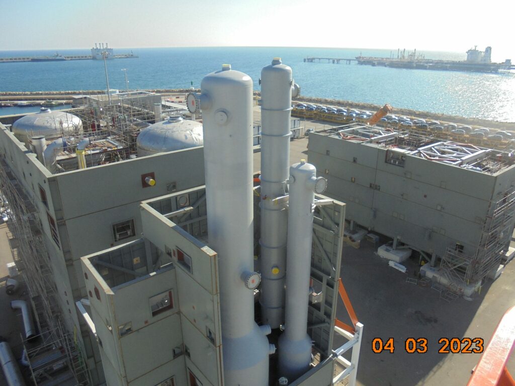 LNG-Coldboxen in Karratha - Australien